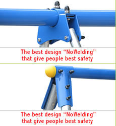 The best design “NoWelding” that give people best safety